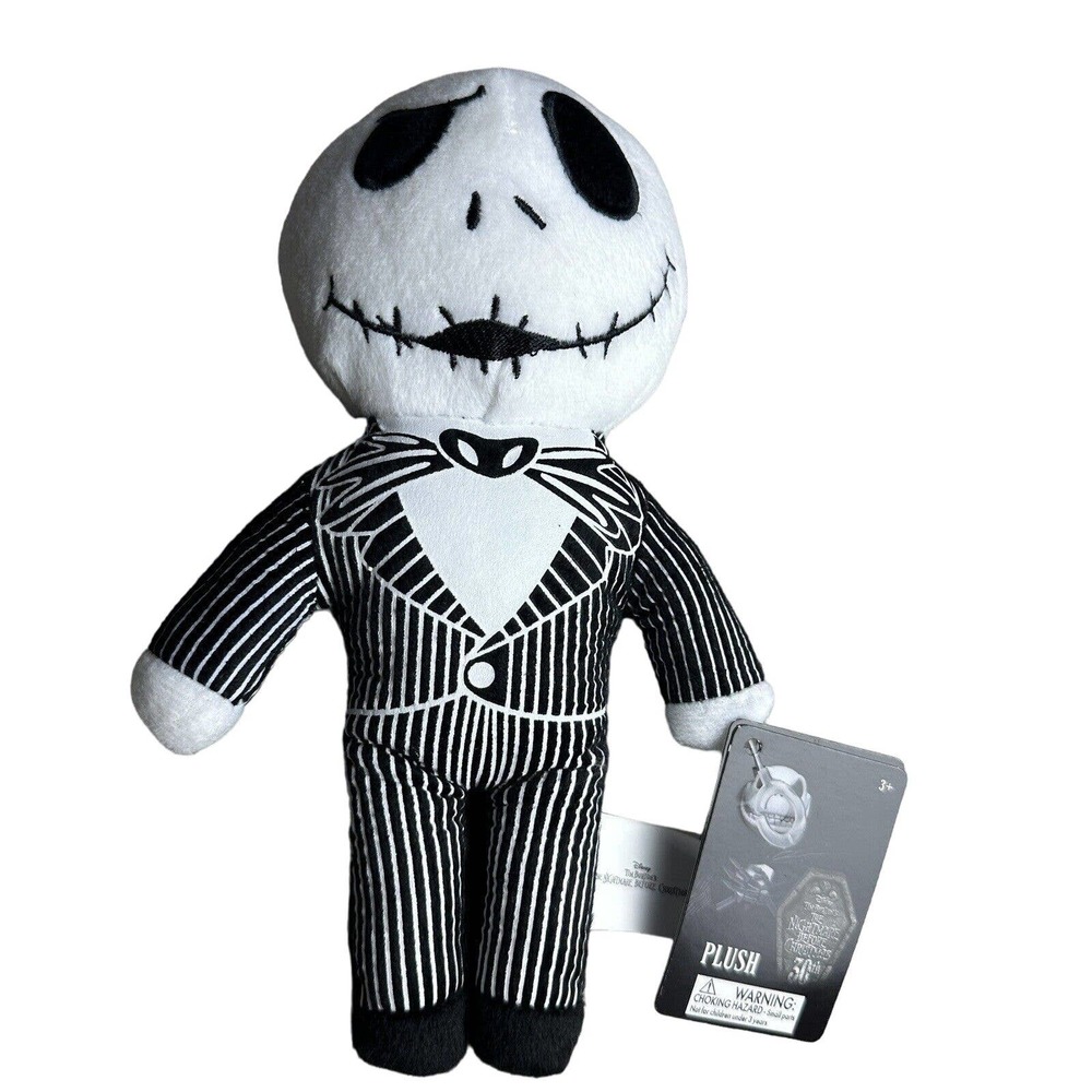 Disney The Nightmare Before Christmas Jack Skellington Plush Collectible Toy 9"